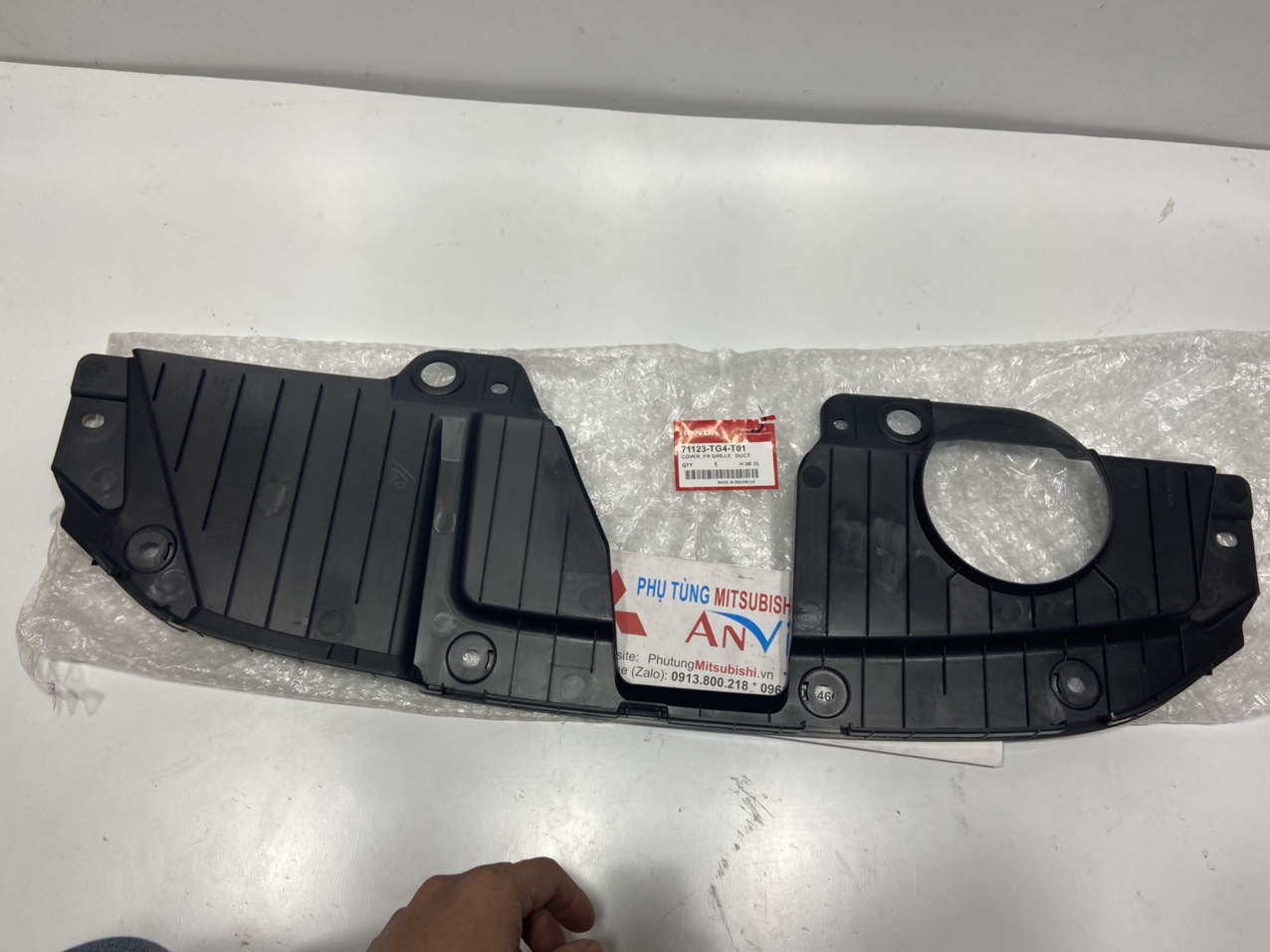 Tấm nhựa che mặt ca lăng xe Honda Brio